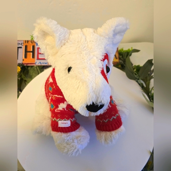 2012 Target Bullseye Plush Dog Stuffed Animal Christmas-Used, Read Details - Picture 16 of 16
